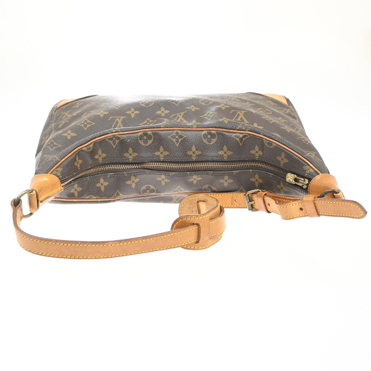 LOUIS VUITTON Boulogne 35 Shoulder Bag Monogram Leather Brown M51260 82KC655