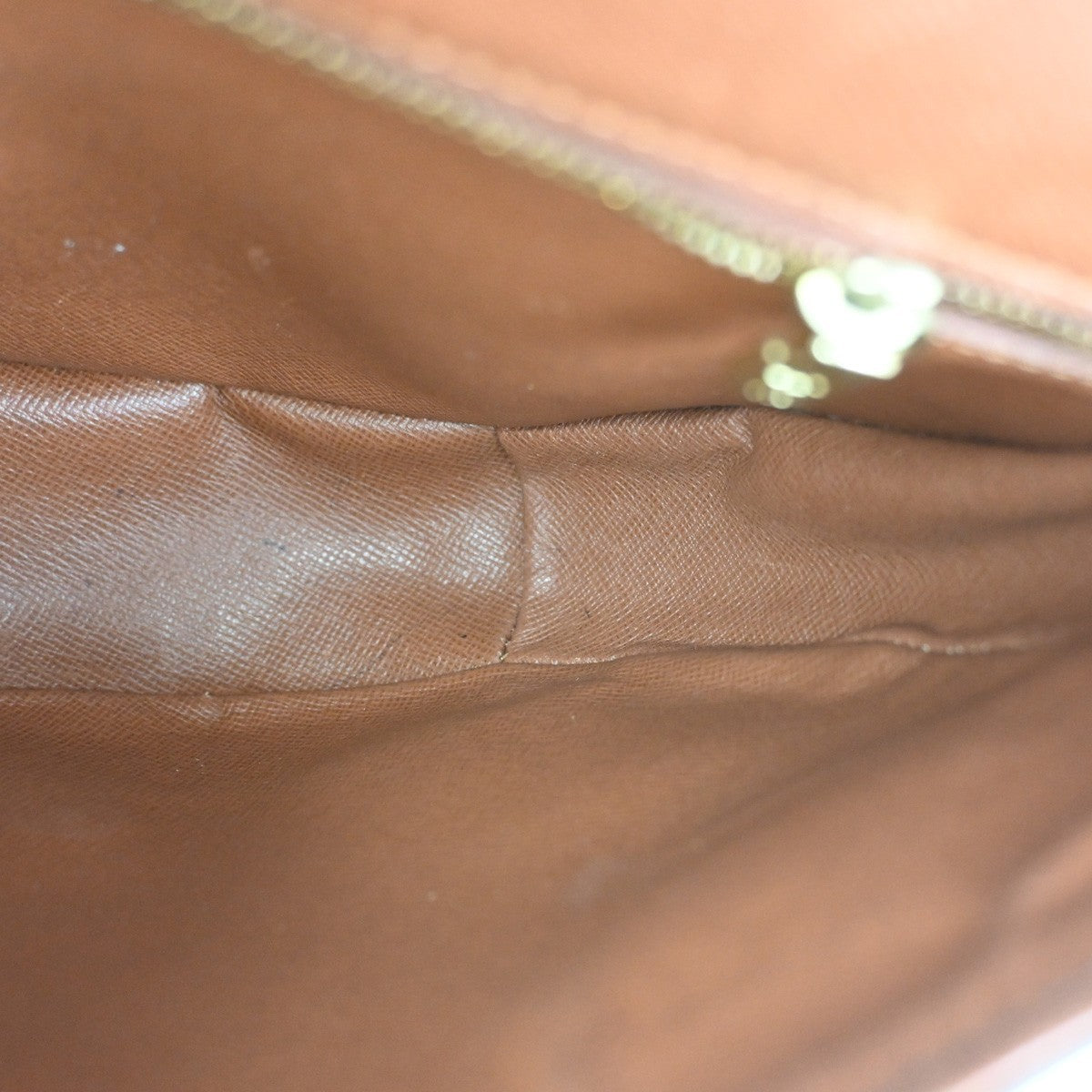 LOUIS VUITTONI Chantilly MM Shoulder Bag Monogram Leather Brown M51233 65AA213