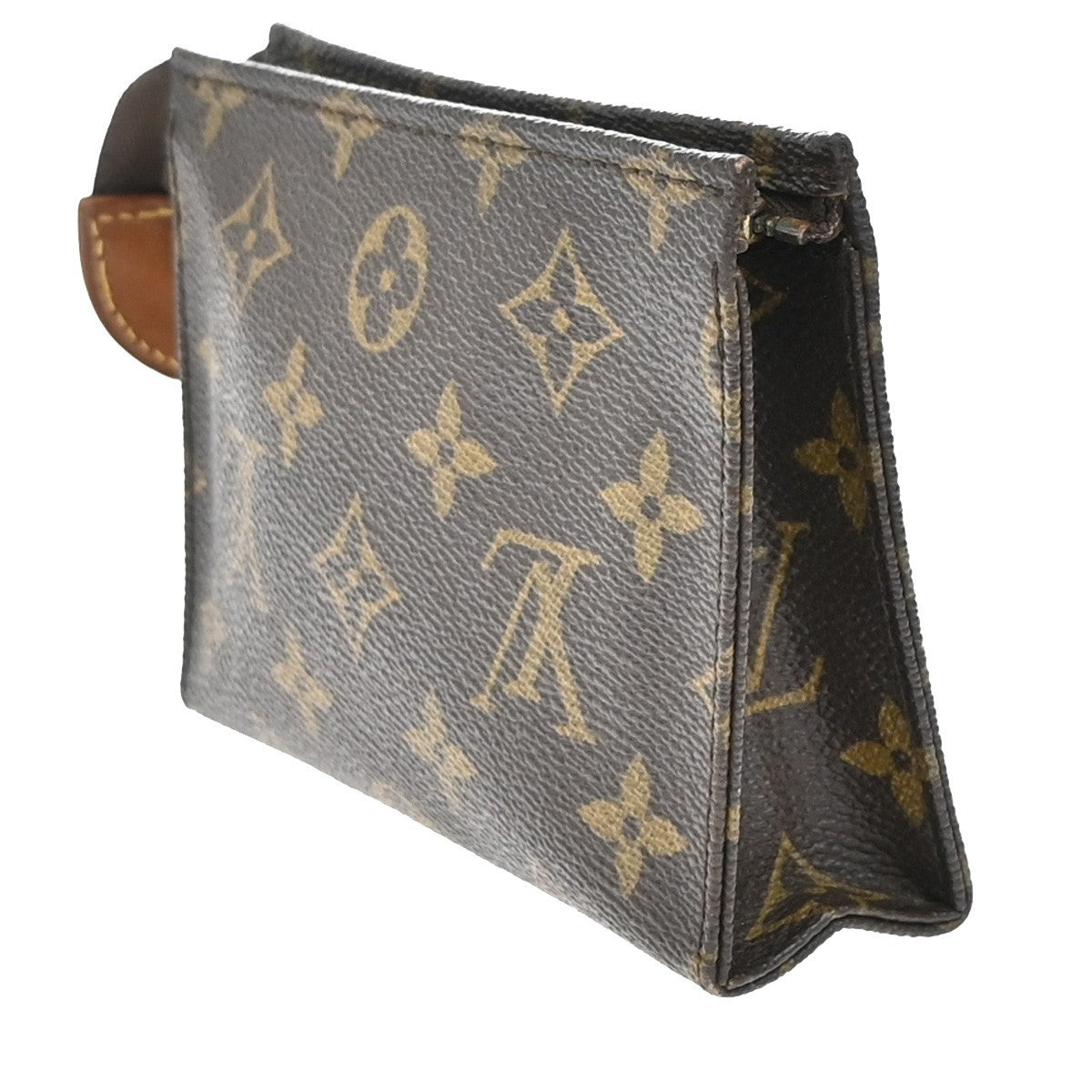 LOUIS VUITTON Poche Toilette 15 Clutch Pouch Bag Monogram Leather M47546 02EF972