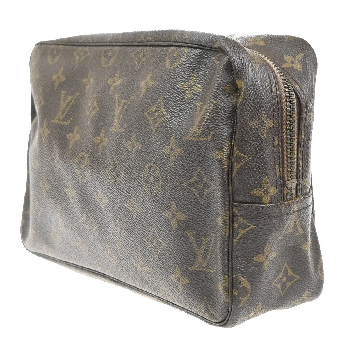 LOUIS VUITTON Trousse Toilette 28 Clutch Hand Bag Monogram Brown M47522 07MA464
