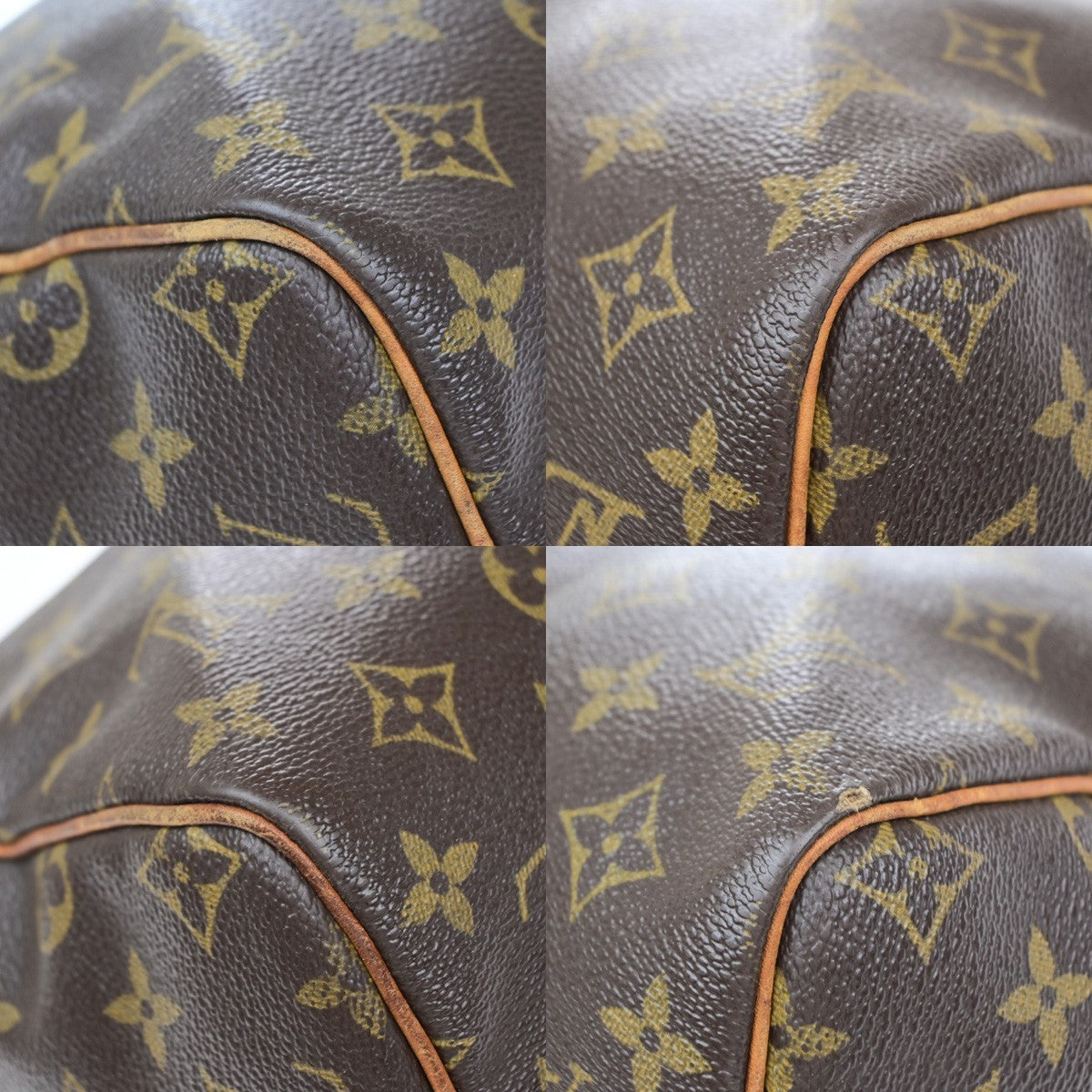 LOUIS VUITTON Speedy 30 Travel Hand Bag Monogram Leather Brown M41526 17MA700