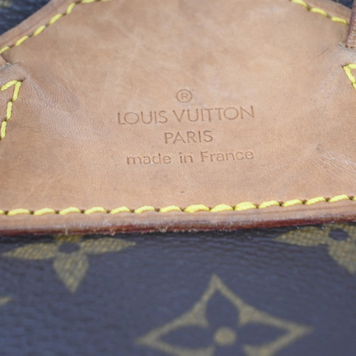 LOUIS VUITTON Montsouris MM Backpack Bag Monogram Leather Brown M51136 15ZA330