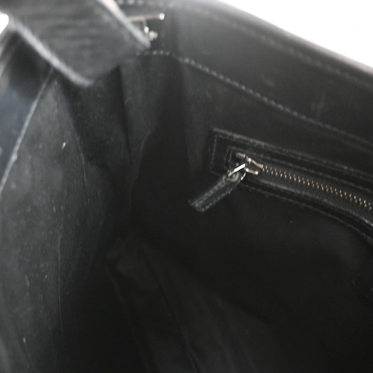 GUCCI Jackie GG Shoulder Hand Bag Canvas Leather Black Sliver Italy 85CB032