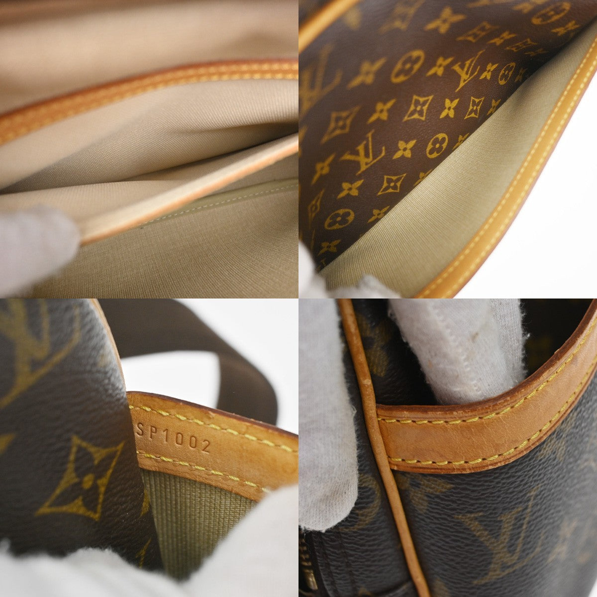 LOUIS VUITTON Reporter PM Crossbody Shoulder Bag Monogram Leather M45254 77YH995