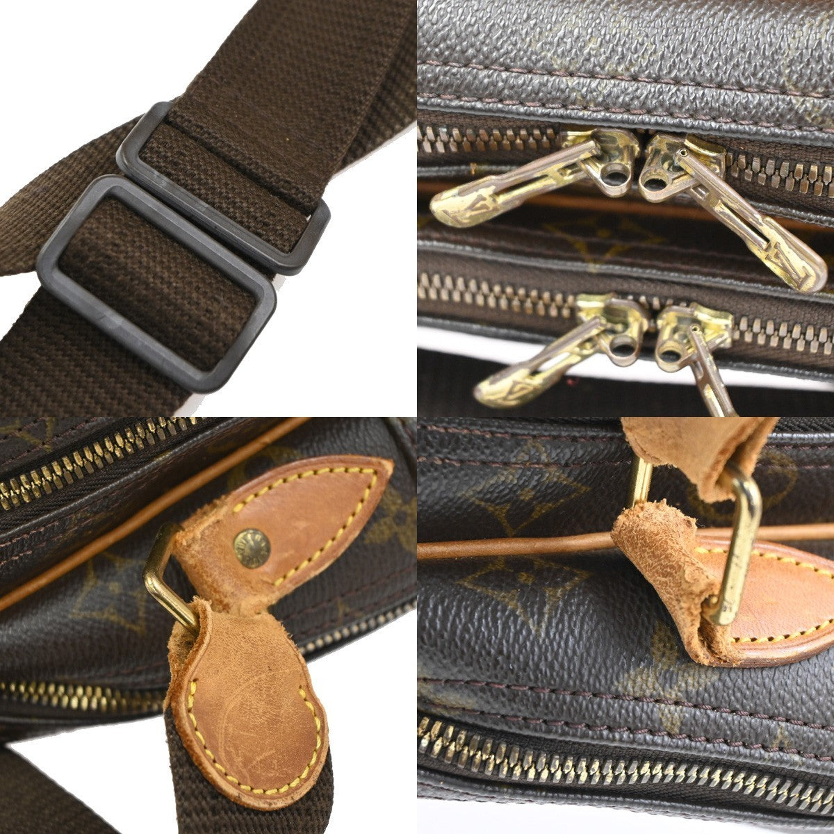 LOUIS VUITTON Reporter GM Crossbody Shoulder Bag Monogram Leather M45252 39KC606