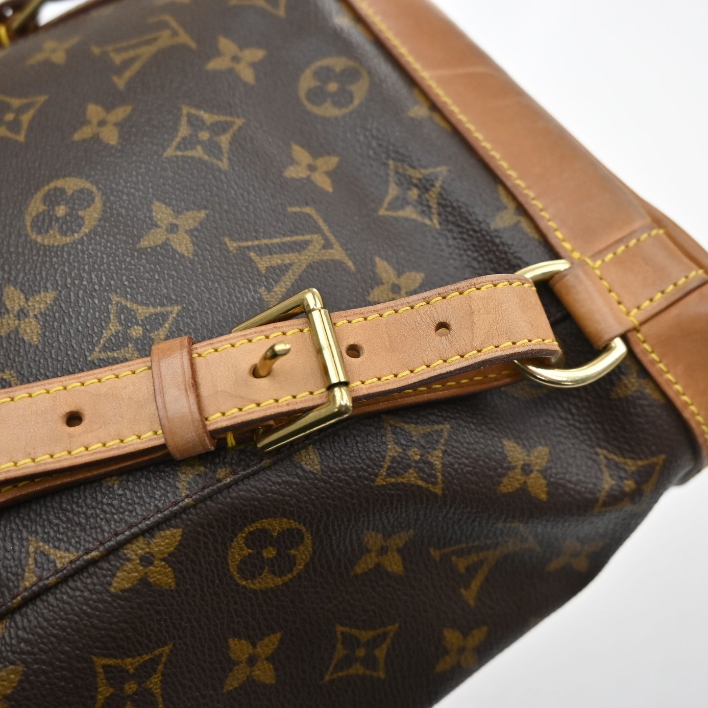 LOUIS VUITTON Montsouris MM Backpack Bag Monogram Leather Brown M51136 15KD121