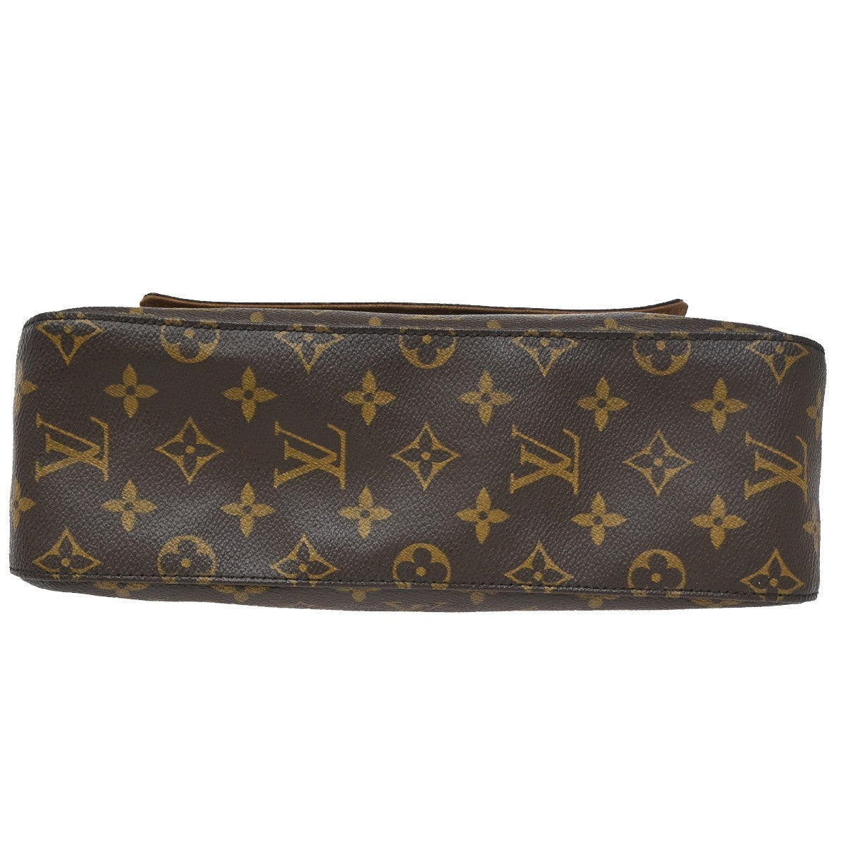 LOUIS VUITTON Mini Looping Hand Bag Monogram Leather Brown USA M51147 13CA555