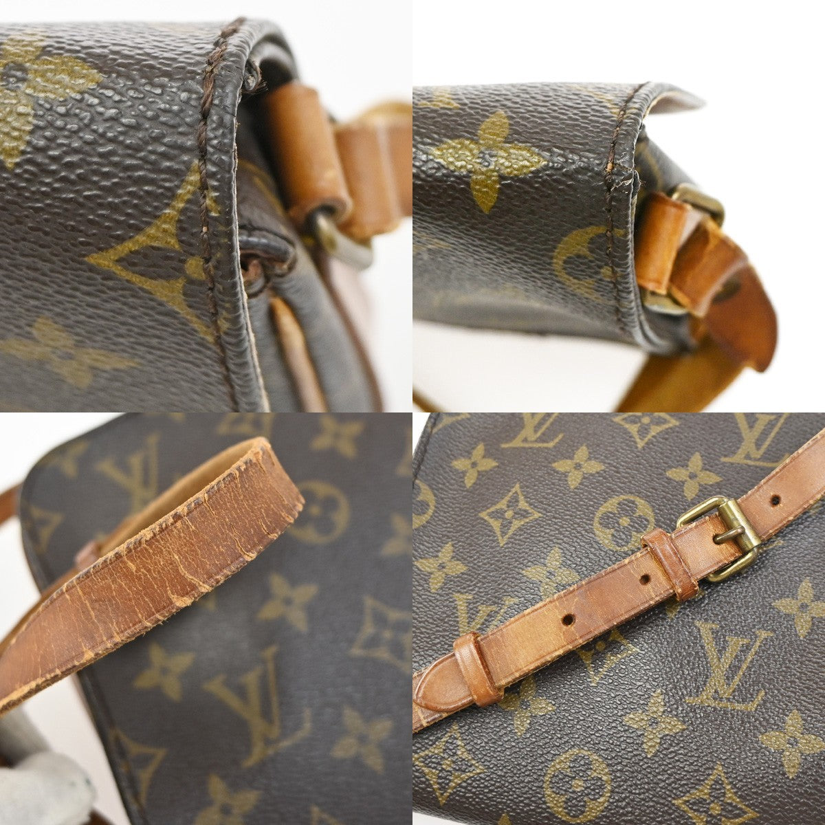 LOUIS VUITTON Mini Cartouchiere Shoulder Bag Monogram Leather BN M51254 31YH964
