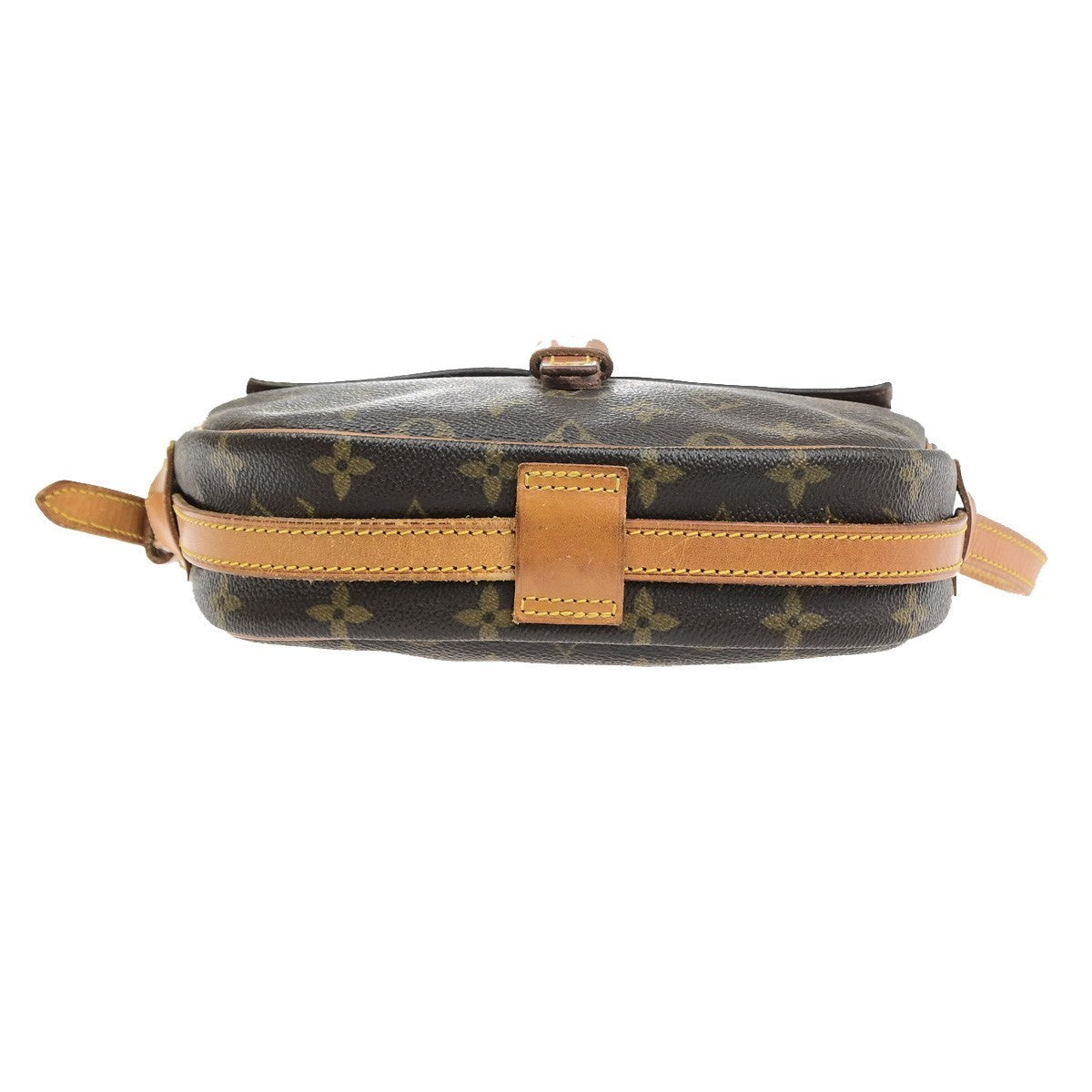 LOUIS VUITTON Jeune Fille PM Shoulder Bag Monogram Leather Brown M51227 38YJ226