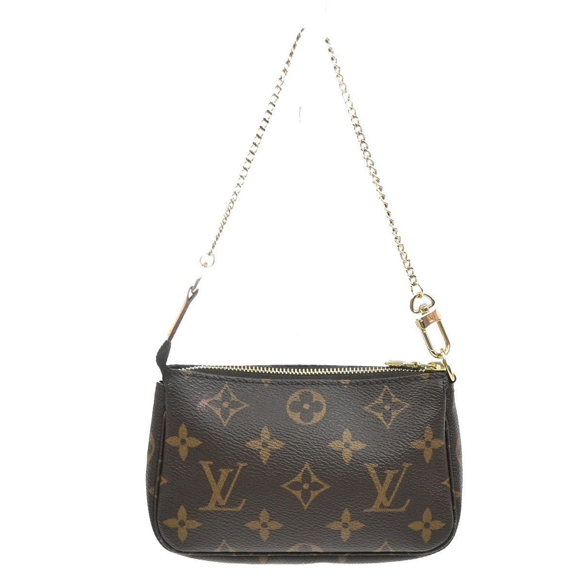 LOUIS VUITTON Mini Pochette Accessoires Hand Bag Monogram Leather M58009 72MA572