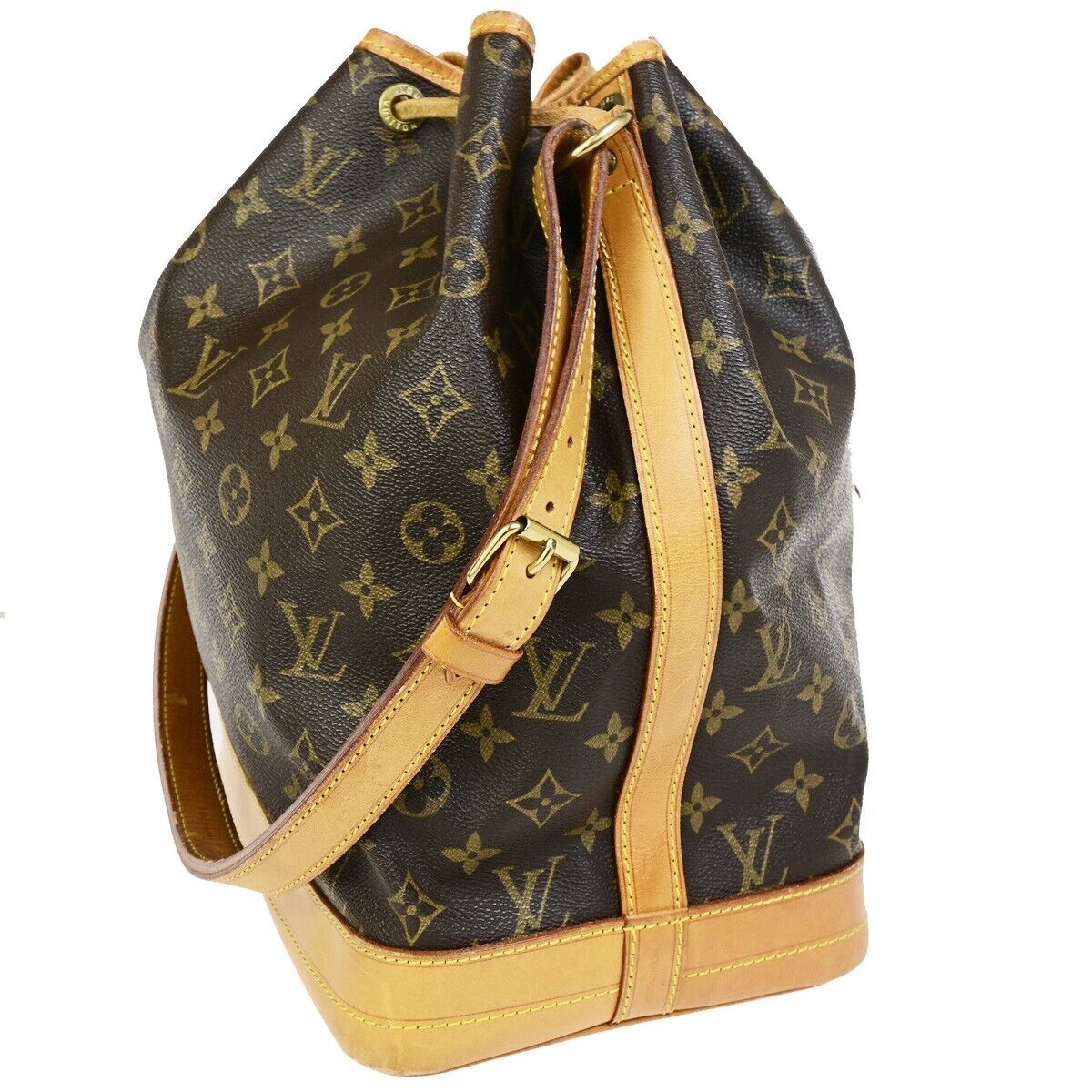 LOUIS VUITTON Noe GM Drawstring Shoulder Bag Monogram Leather BN M42224 73EC874