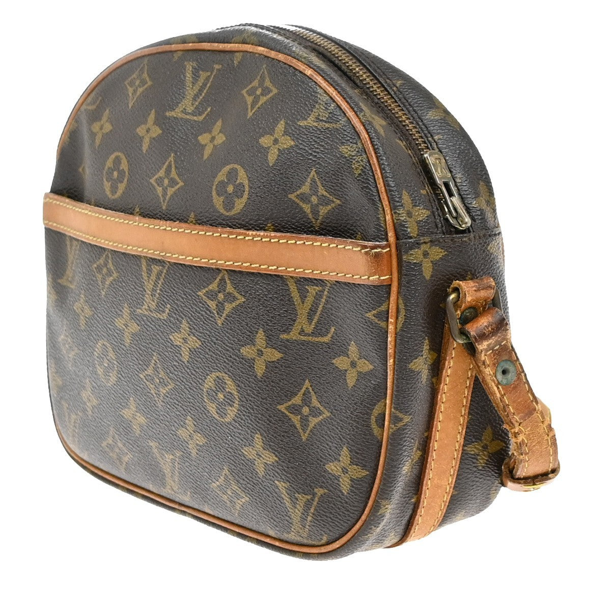 LOUIS VUITTON Senlis Shoulder Bag Monogram Leather Brown France M51222 67EF932