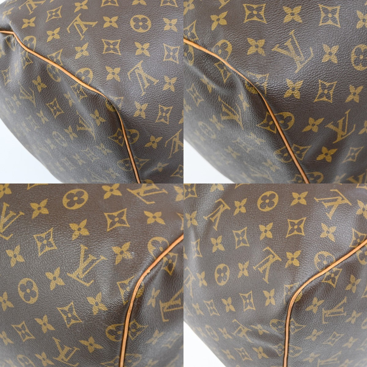 LOUIS VUITTON Keepall 55 Travel Hand Bag Monogram Leather Brown M41424 18PA033
