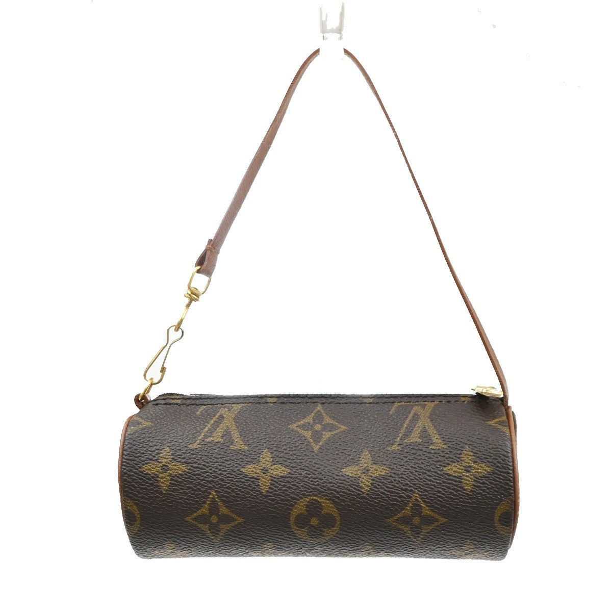 LOUIS VUITTON Mini Papillon Pouch Hand Bag Monogram Brown France 62SA088