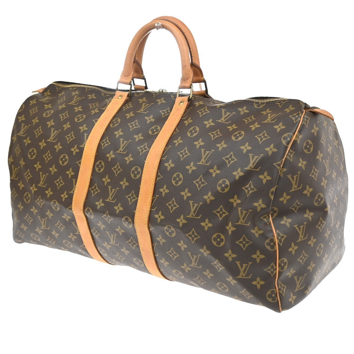 LOUIS VUITTON Keepall Bandouliere 55 2Way Hand Bag Monogram Brown M41414 96SA124