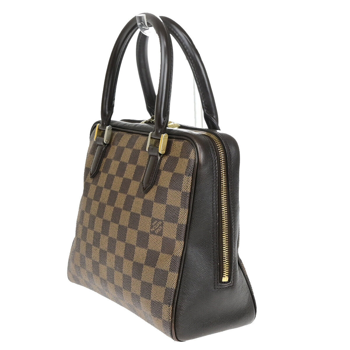 LOUIS VUITTON Brera Hand Bag Damier Ebene Leather Brown France N51150 73YF896