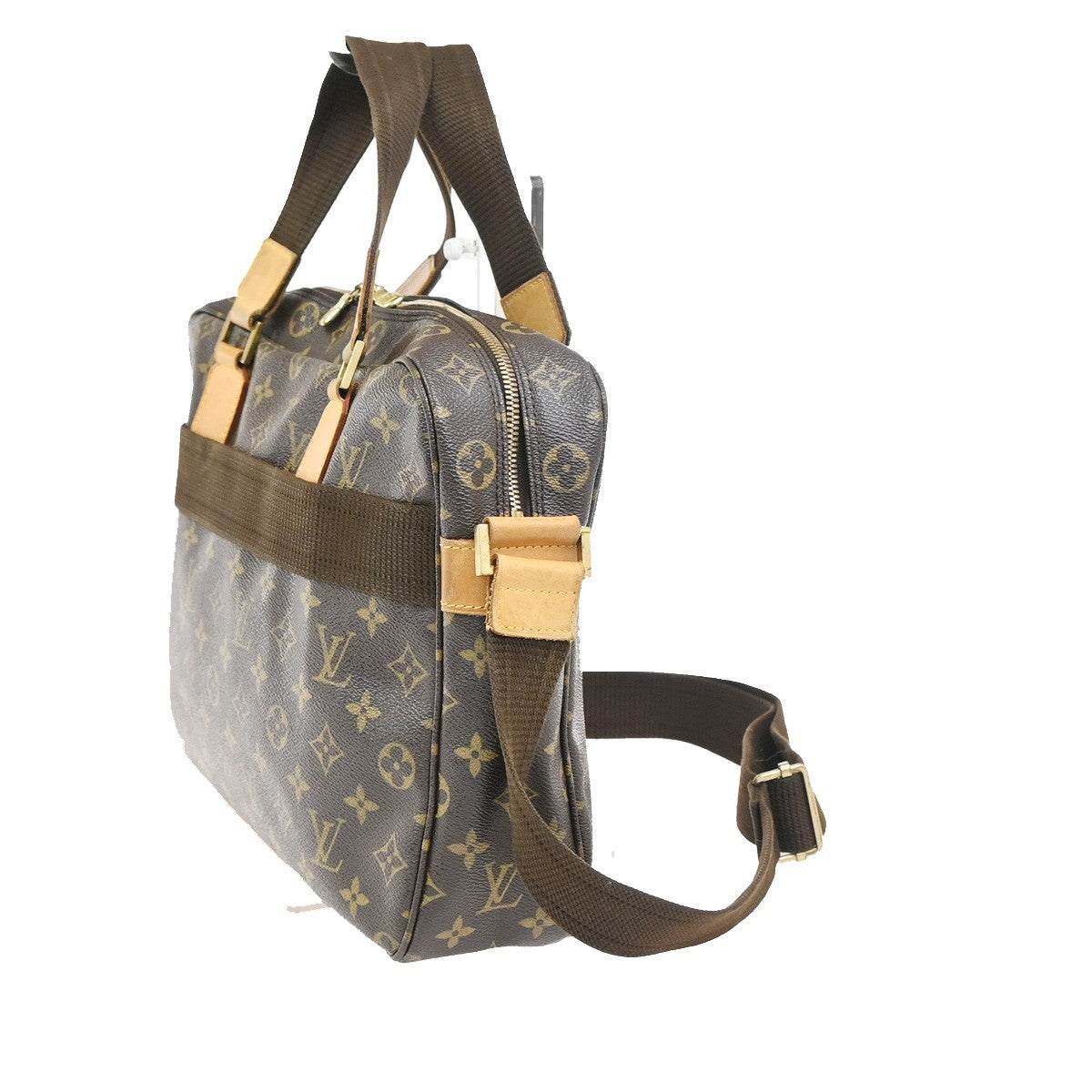 LOUIS VUITTON Sac Bosphore 2Way Hand Bag Monogram Leather Brown M40043 85YH874