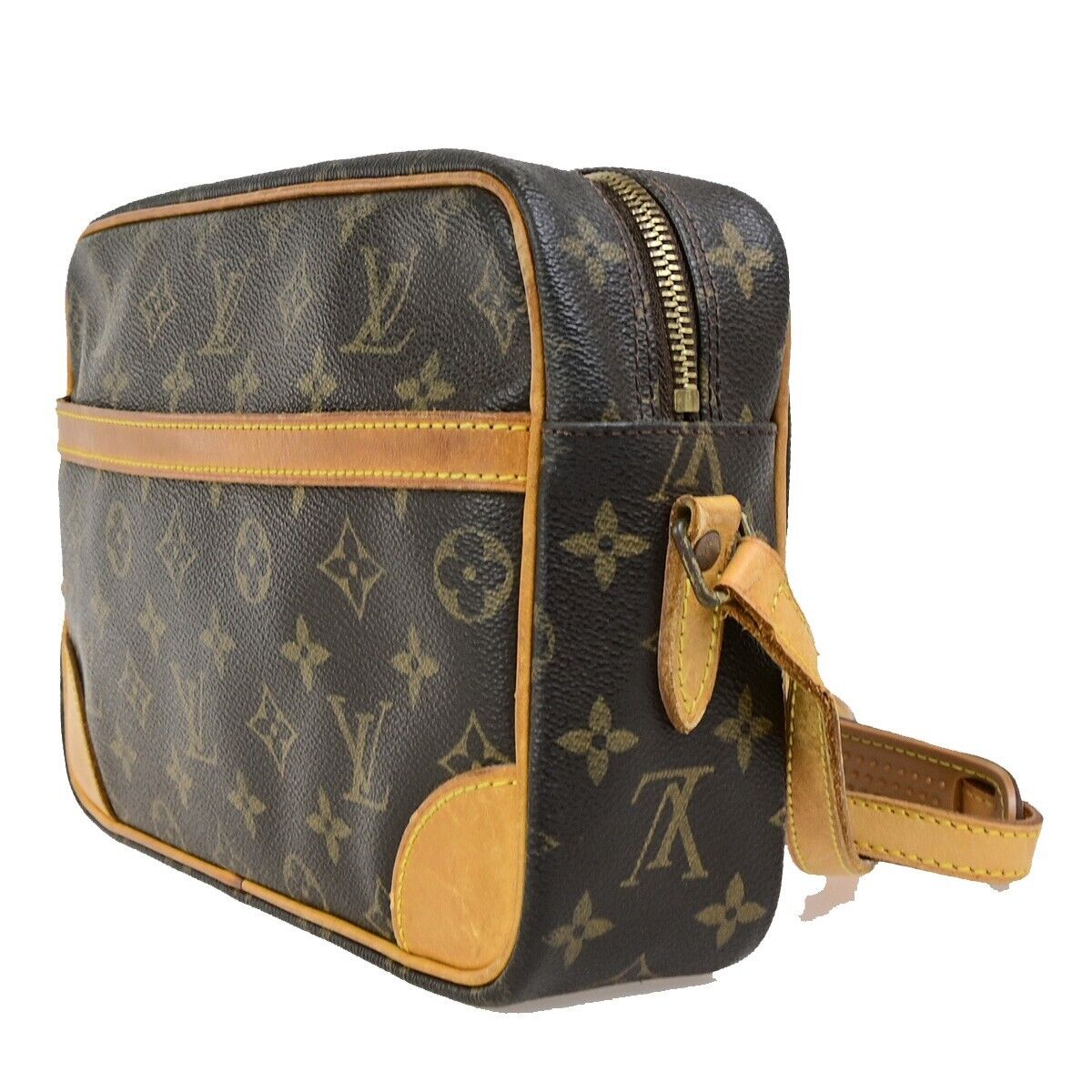 LOUIS VUITTON Trocadero 27 Shoulder Bag Monogram Leather Brown M51274 82ED001