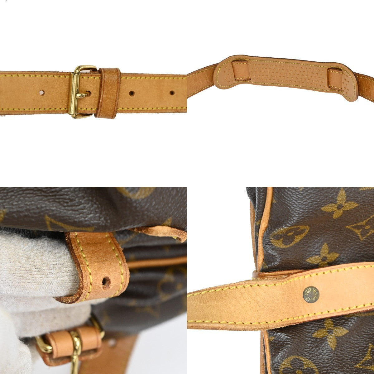 LOUIS VUITTON Saumur 35 Shoulder Bag Monogram Leather BN France M42254 16TA342