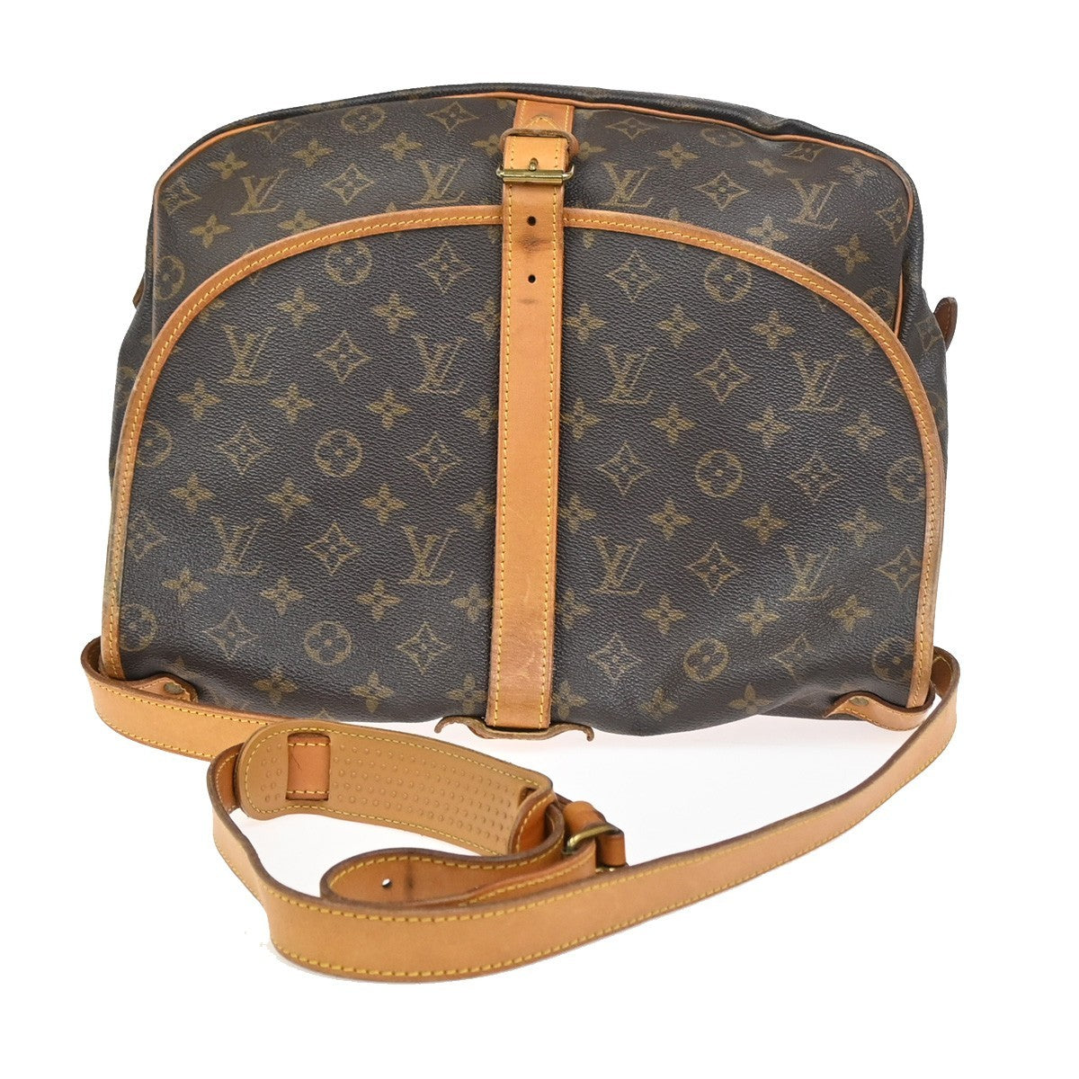 LOUIS VUITTON Saumur 35 Shoulder Bag Monogram Leather BN France M42254 73YH876