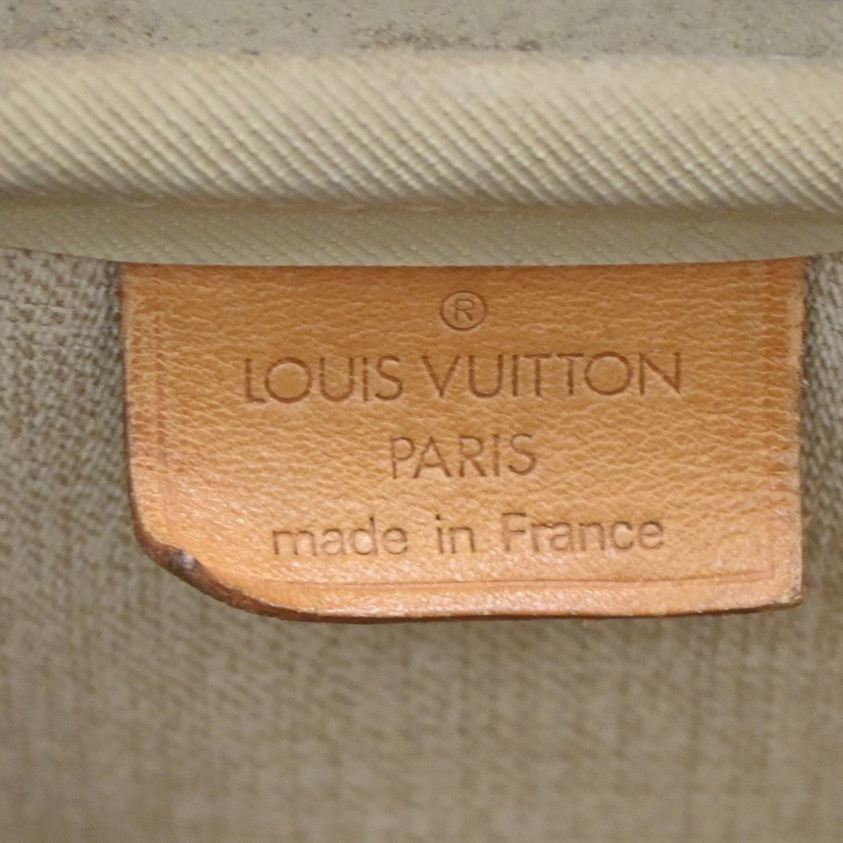 LOUIS VUITTON LV Logo Deauville Hand Bag Monogram Leather Brown M47270 81CA538