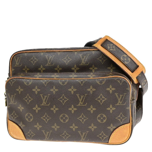 LOUIS VUITTON Nile Crossbody Shoulder Bag Monogram Leather Brown M45244 35EB725