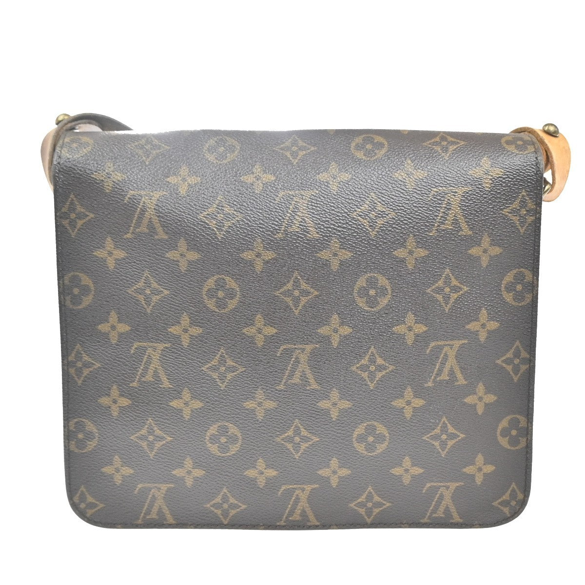 LOUIS VUITTON Cartouchiere GM Shoulder Bag Monogram Leather Brown M51252 69KC705
