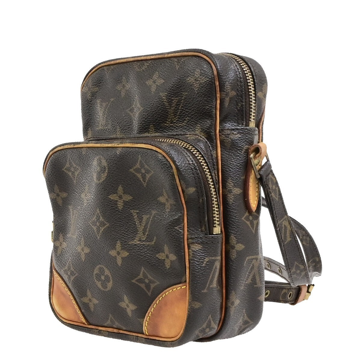 LOUIS VUITTON Amazon Crossbody Shoulder Bag Monogram Leather BN M45236 37KB522