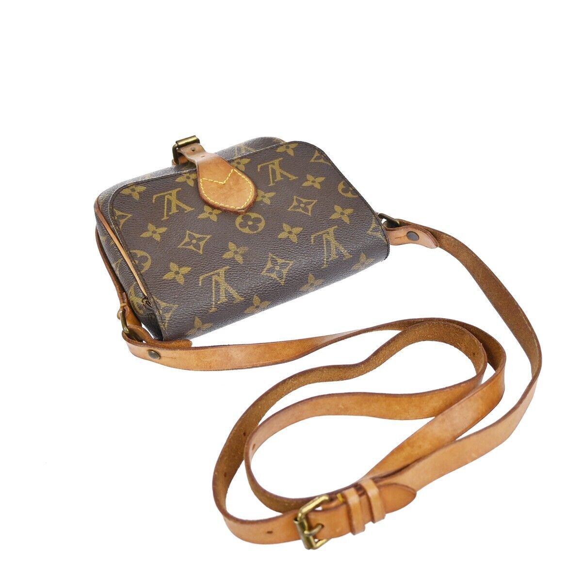 LOUIS VUITTON Mini Cartouchiere Shoulder Bag Monogram Leather BN M51254 35DA049