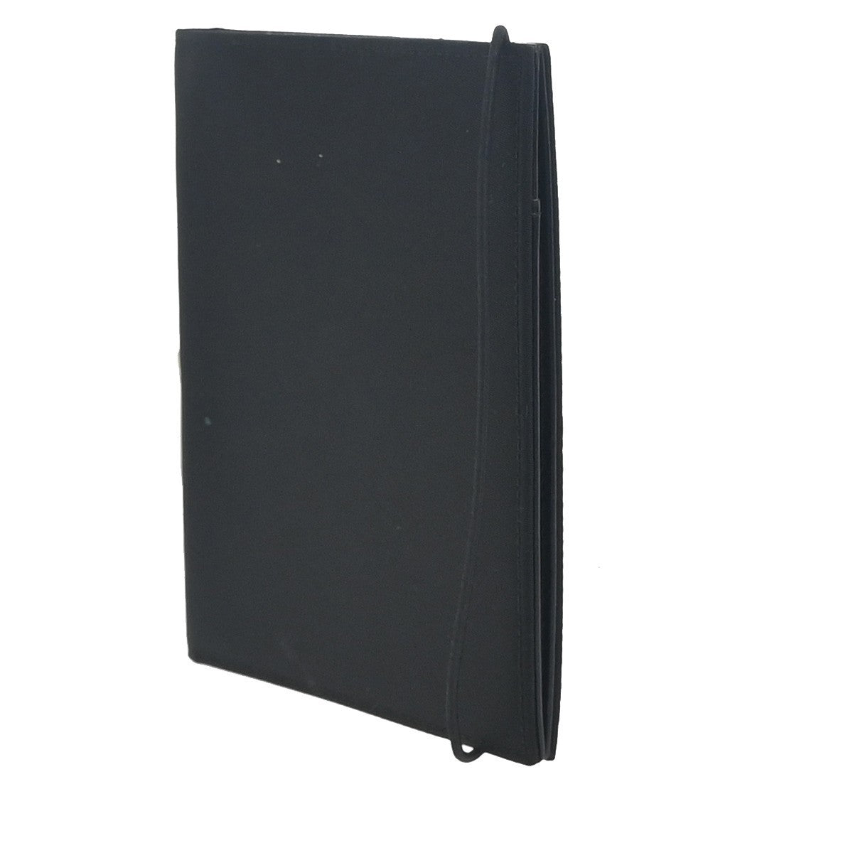 PRADA Logo Tessuto Notebook Cover Planner Nylon Leather Black Italy 09YH869