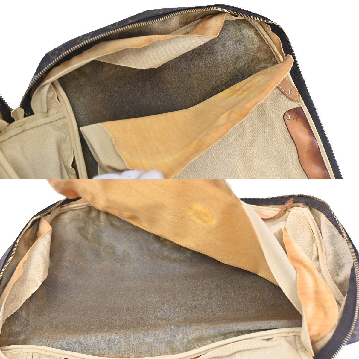 LOUIS VUITTON Alize de Poshes Travel Hand Bag Monogram Leather BN M41392 30TA207