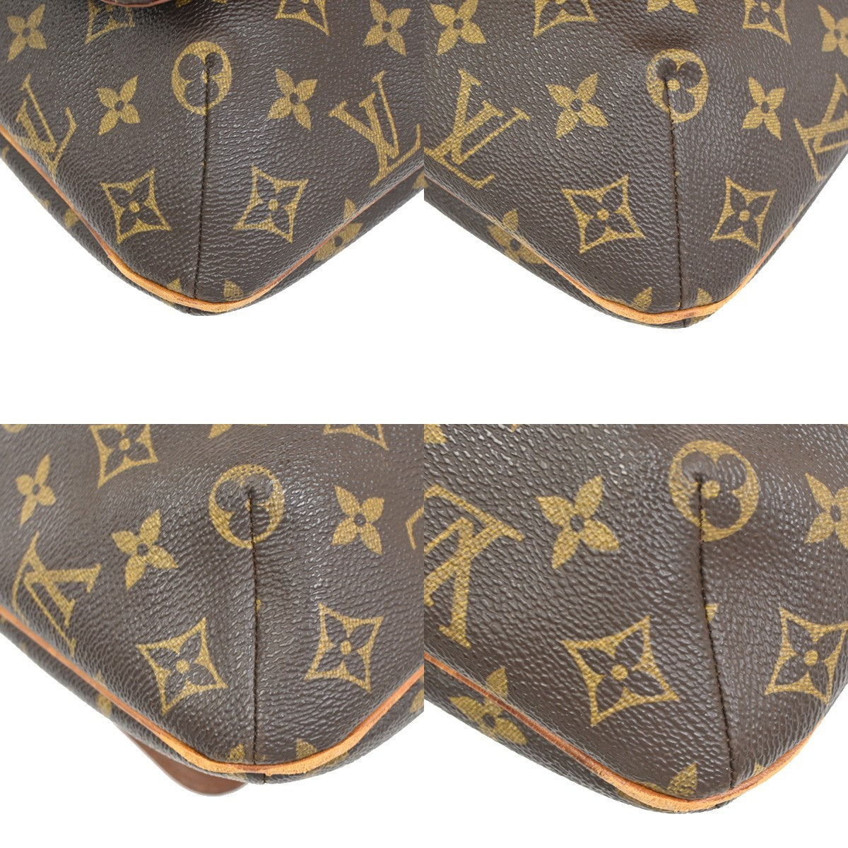 LOUIS VUITTON Musette Shoulder Bag Monogram Leather Brown France M51256 39KC891