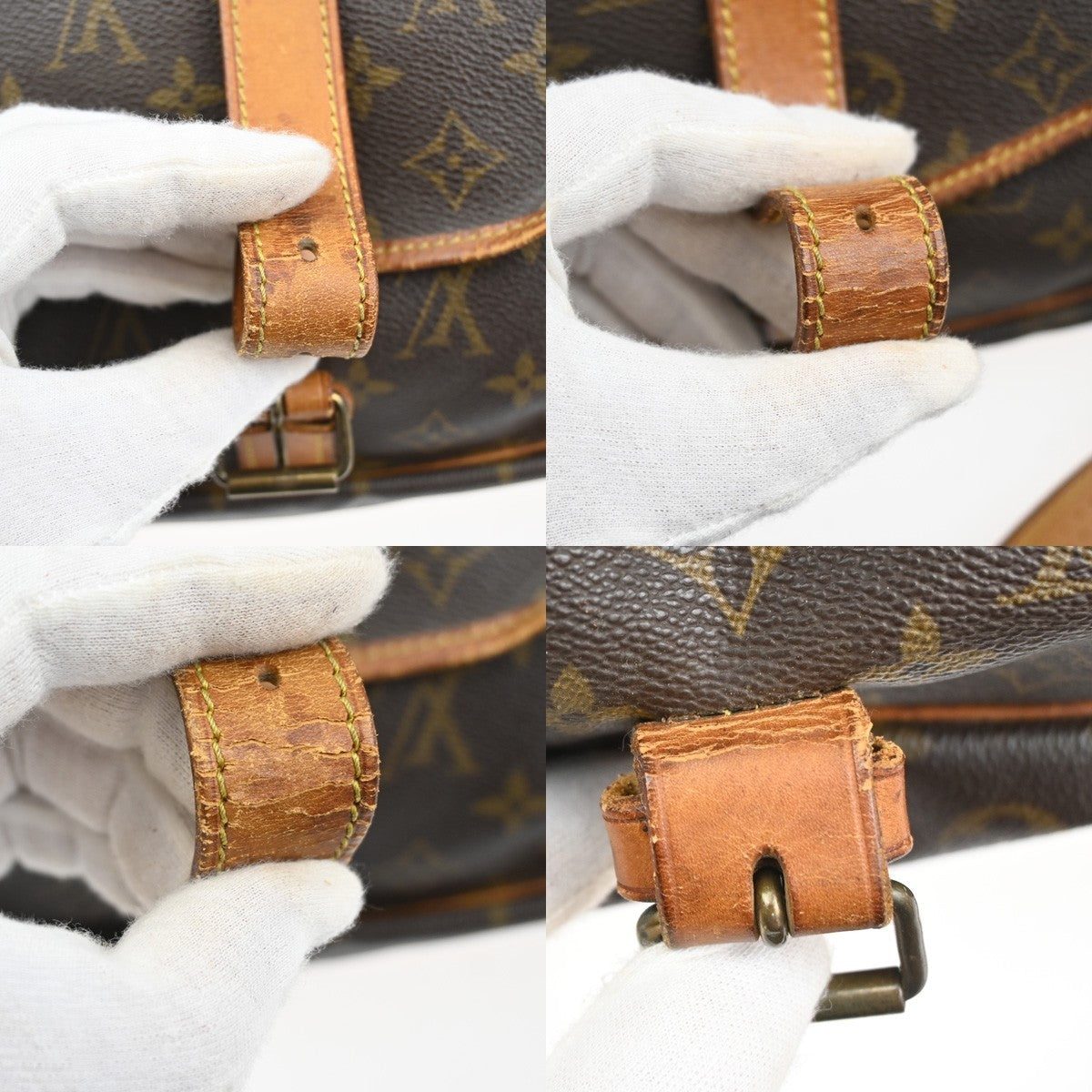 LOUIS VUITTON Saumur 35 Shoulder Bag Monogram Leather BN France M42254 80CA880