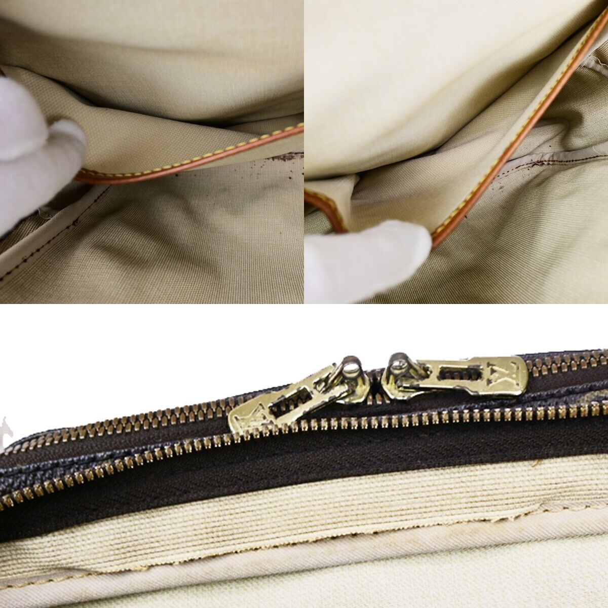LOUIS VUITTON Reporter GM Crossbody Shoulder Bag Monogram Leather M45252 30EC915