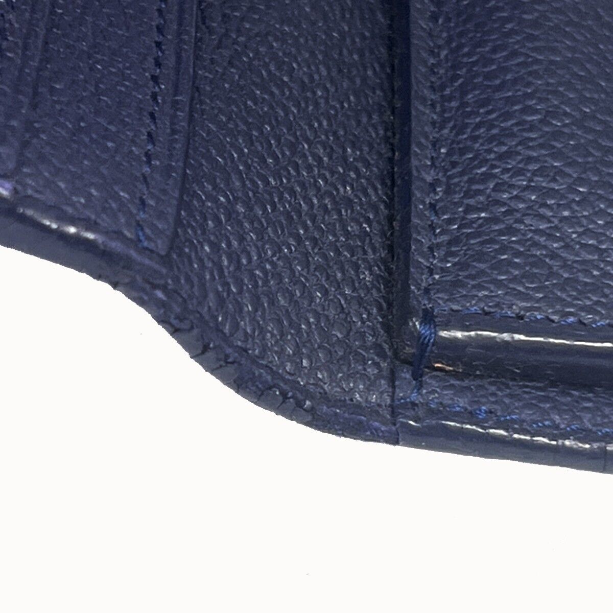 LOUIS VUITTON PorteFeuille Virtuose Wallet Empreinte Leather Blue M60586 36SH083
