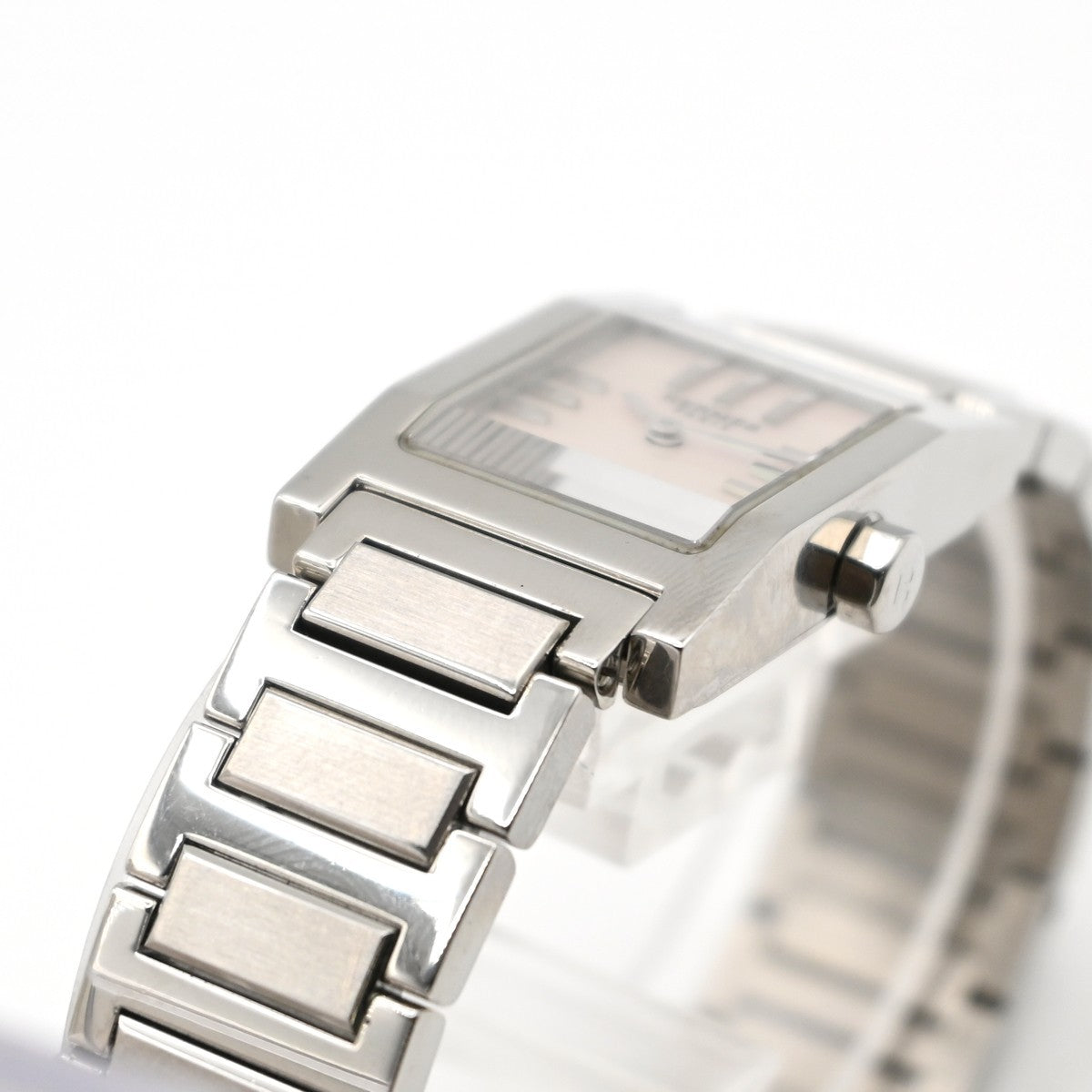 [Near Mint] HERMES Tandem TA1.210 Wrist Watch 19mm Shell Dial Quartz SS 97LC579