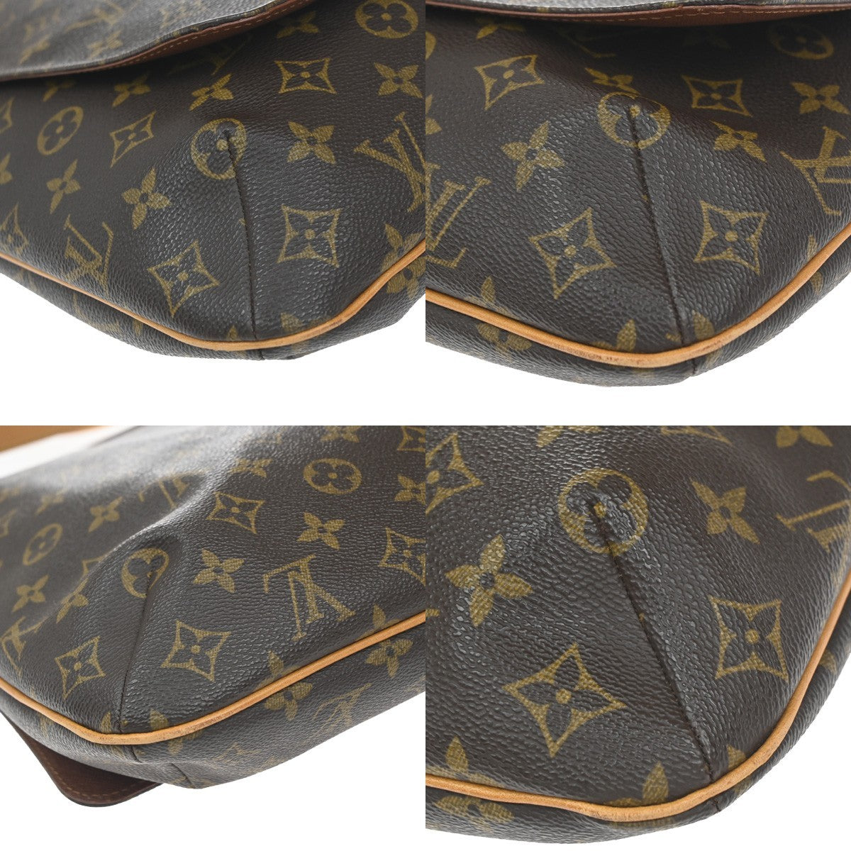 LOUIS VUITTON Musette Shoulder Bag Monogram Leather Brown France M51256 79KC804