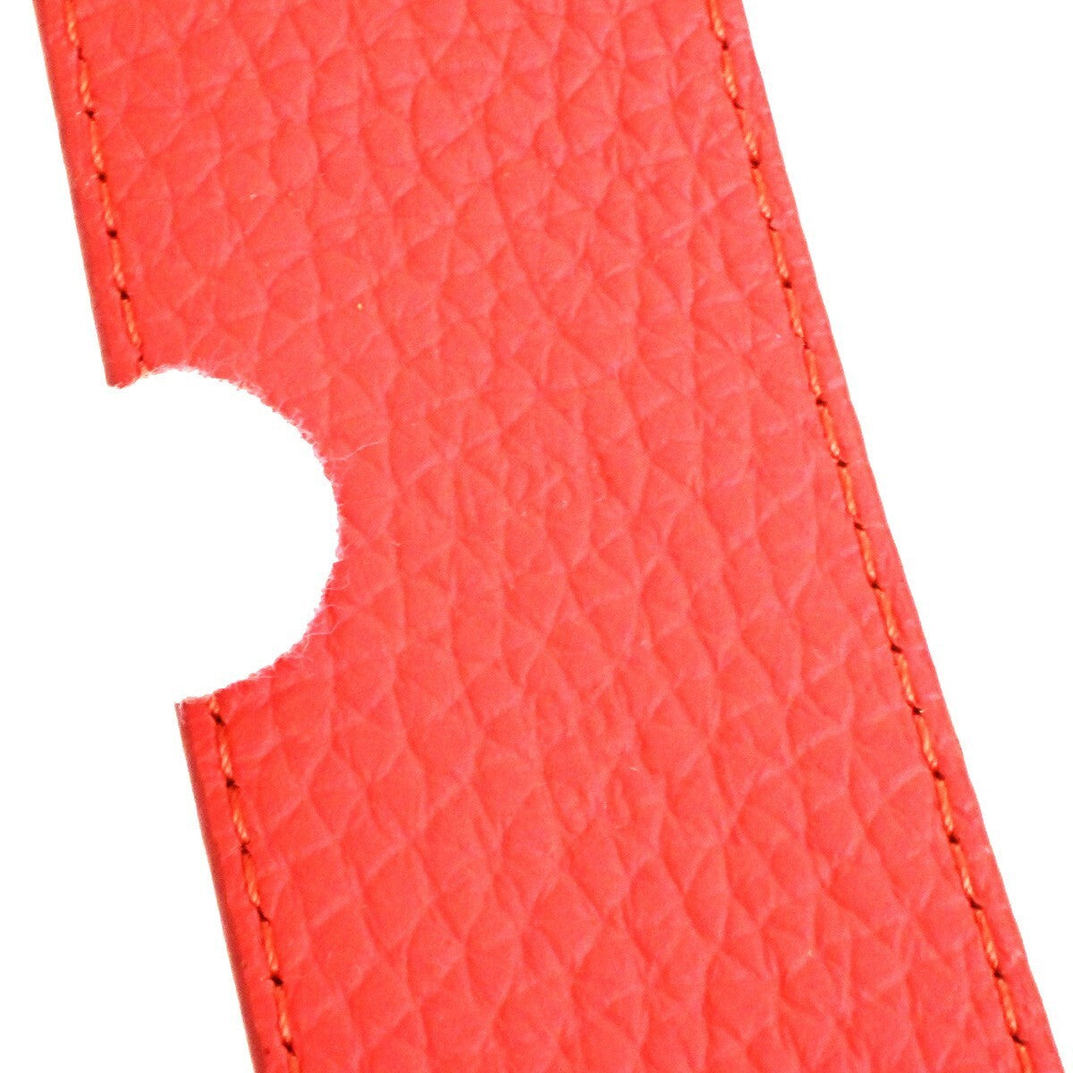 LOUIS VUITTON Ceinture LV Shape Belt  98/38 Taurillon Leather Red MP238 89RL093