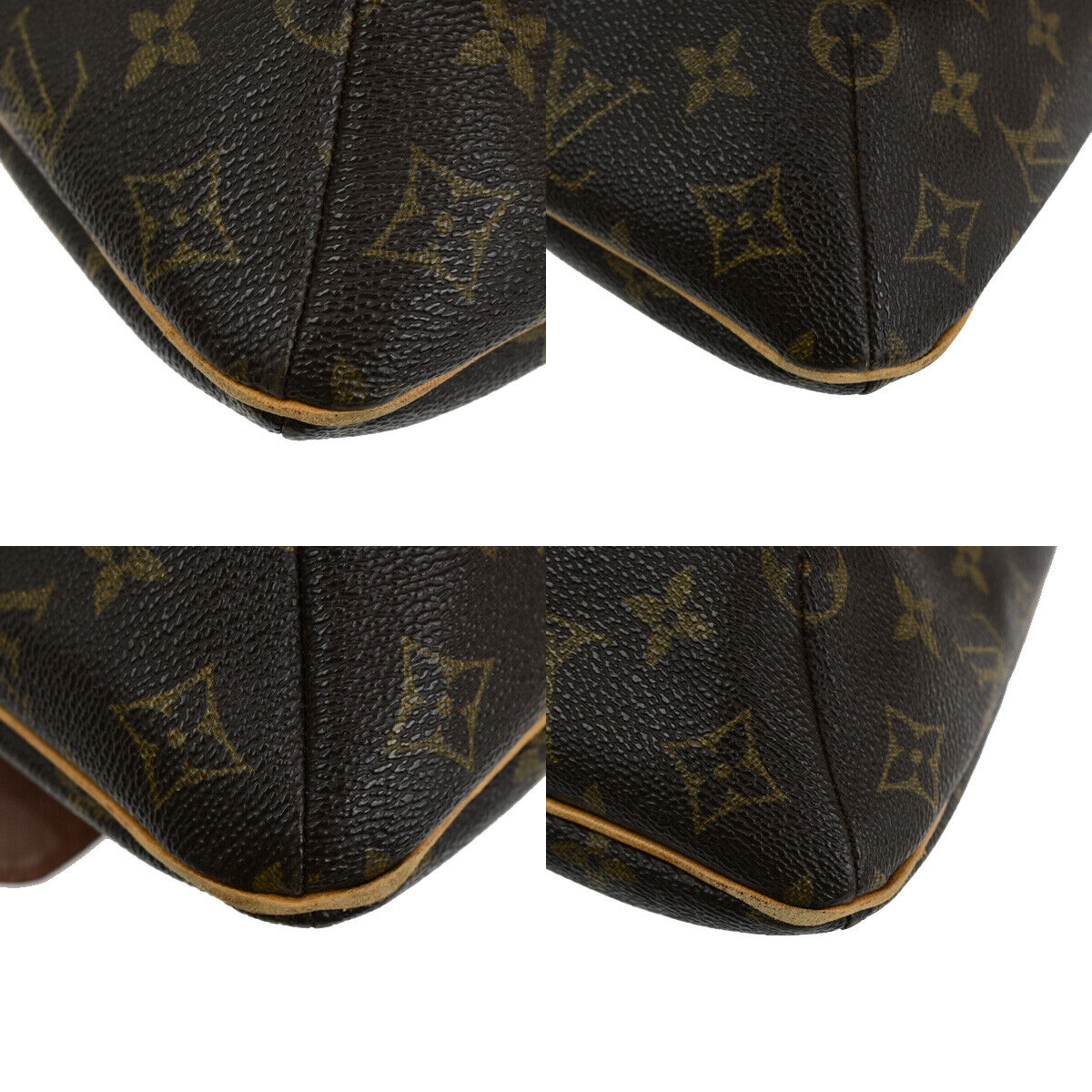 LOUIS VUITTON Musette Shoulder Bag Monogram Leather Brown France M51256 35YG516