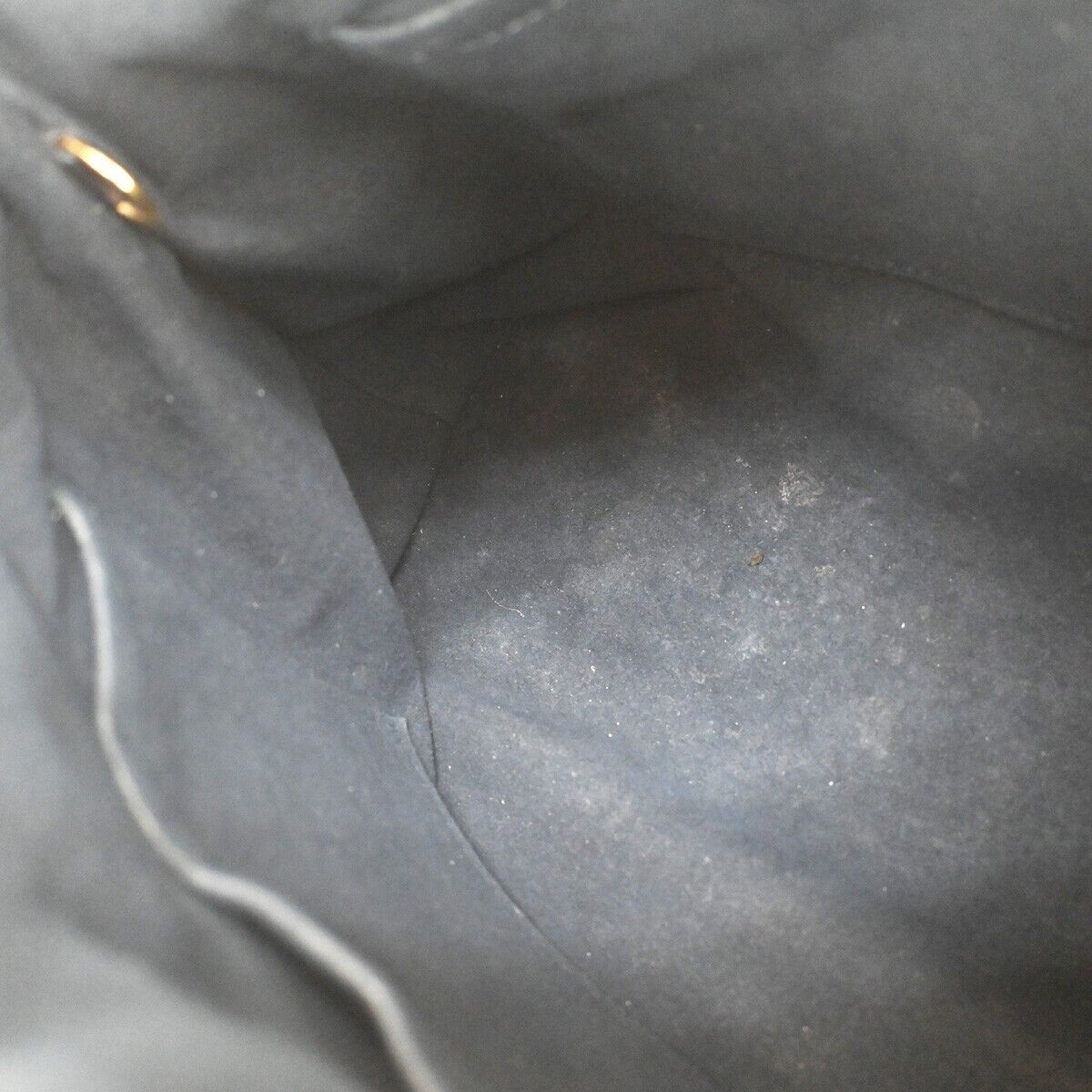 LOUIS VUITTON Pallas Hand Bag Monogram Leather Blue Brown Gold M44042 49YC750