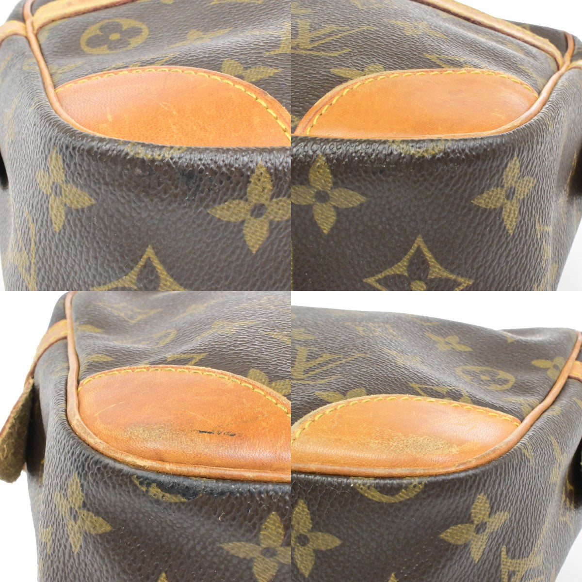 LOUIS VUITTON Compiegne 28 Clutch Hand Bag Monogram Leather Brown M51845 61YH084