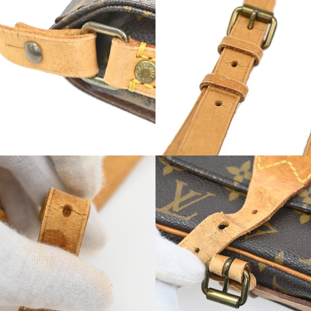 LOUIS VUITTON Mini Cartouchiere Shoulder Bag Monogram Leather BN M51254 31KC151