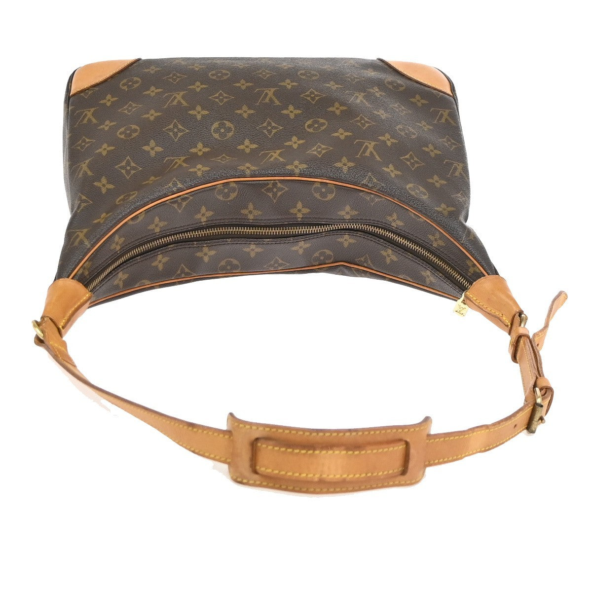 LOUIS VUITTON Boulogne 35 Shoulder Bag Monogram Leather Brown M51260 82YJ178