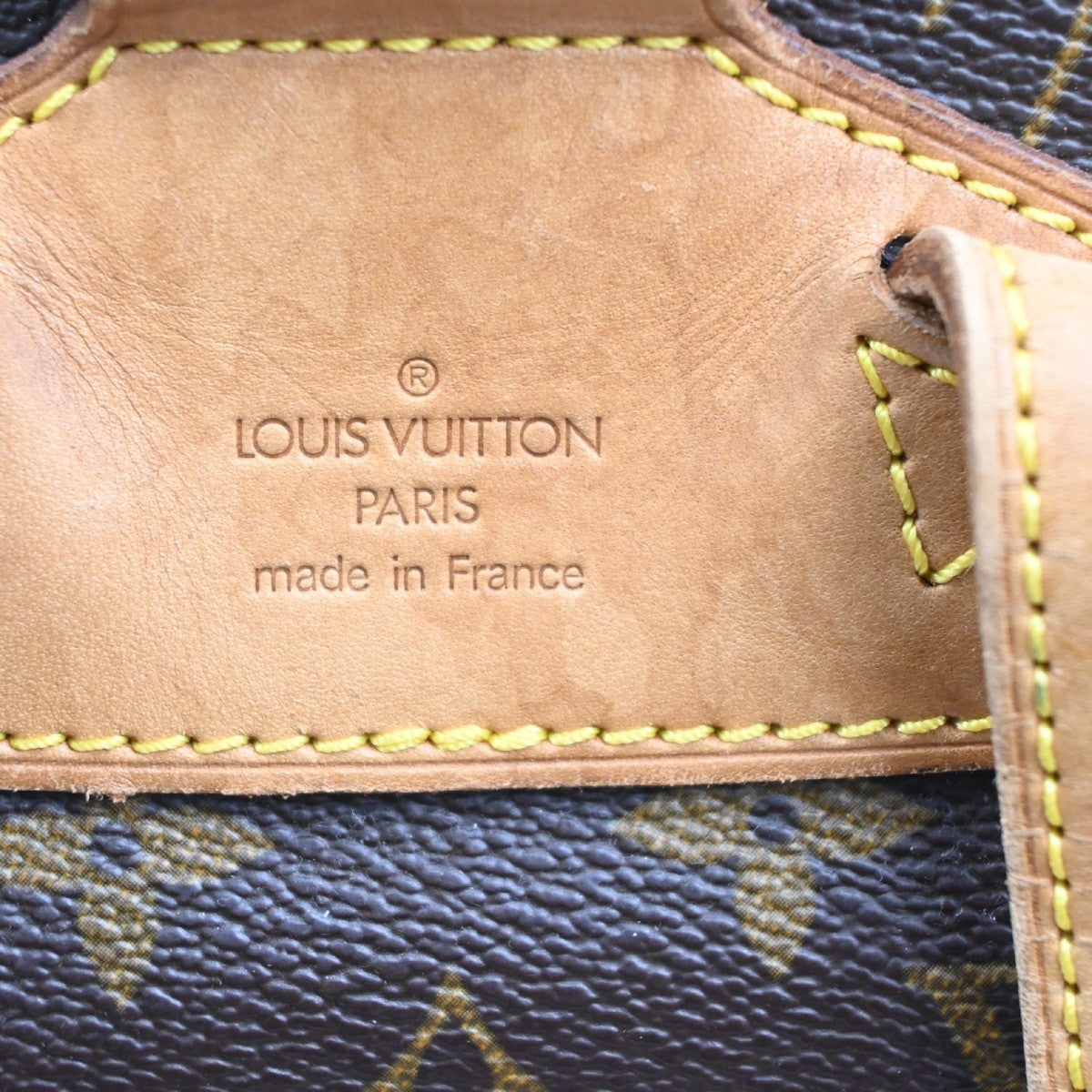 LOUIS VUITTON Montsouris MM Backpack Bag Monogram Leather Brown M51136 90MA414