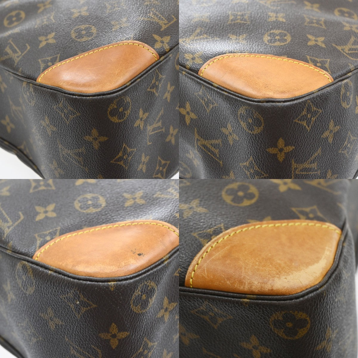 LOUIS VUITTON Boulogne 35 Shoulder Bag Monogram Leather Brown M51260 88SA122