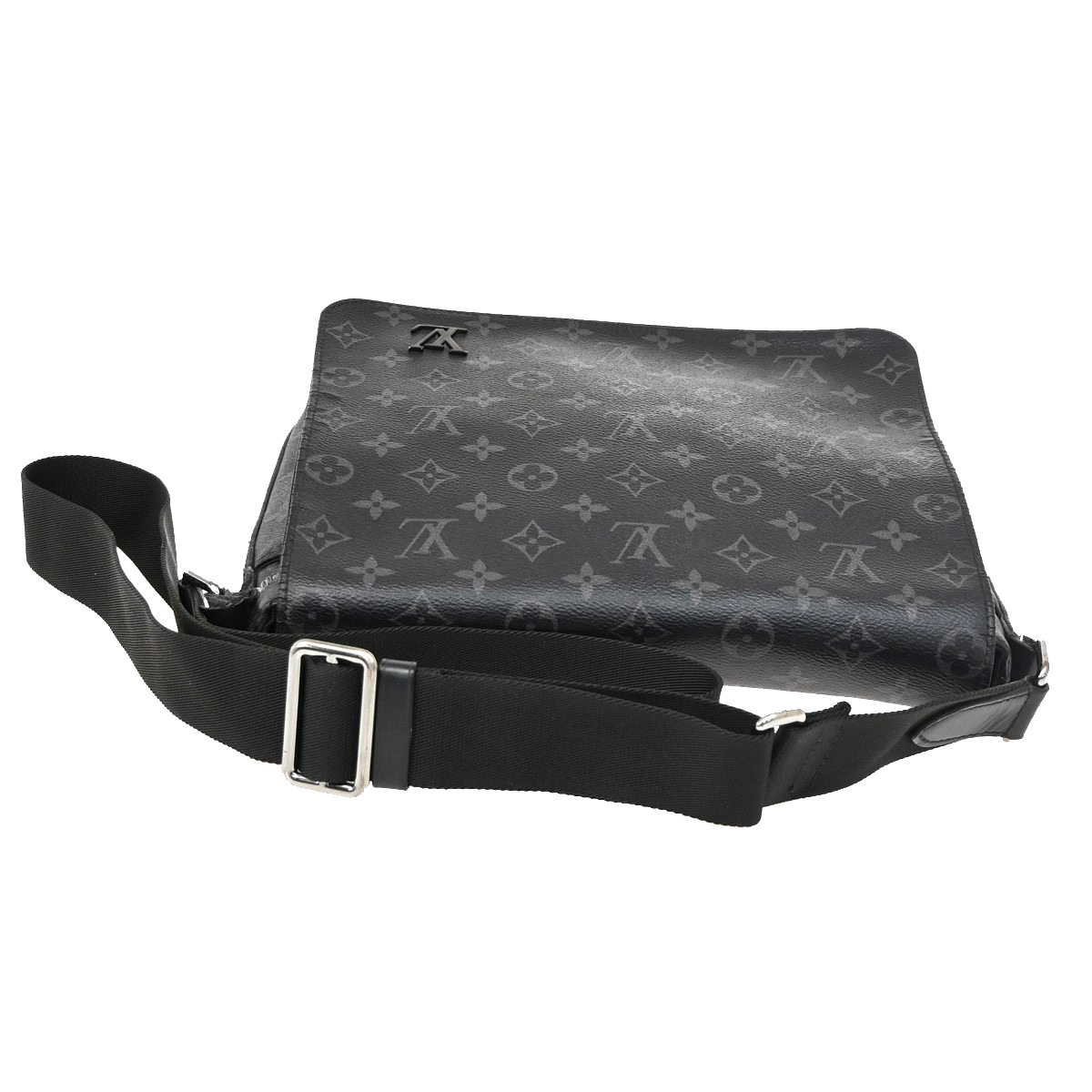 LOUIS VUITTON District PM Shoulder Bag Monogram Eclipse Black M45272 32YH836