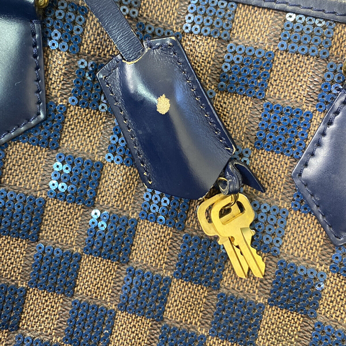 LOUIS VUITTON Speedy 30 Hand Bag Damier Paillettes Leather BN N41261 610RK730