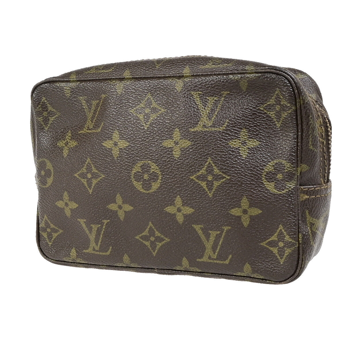 LOUIS VUITTON Trousse Toilette 18 Clutch Hand Bag Monogram Brown M47526 60SJ446