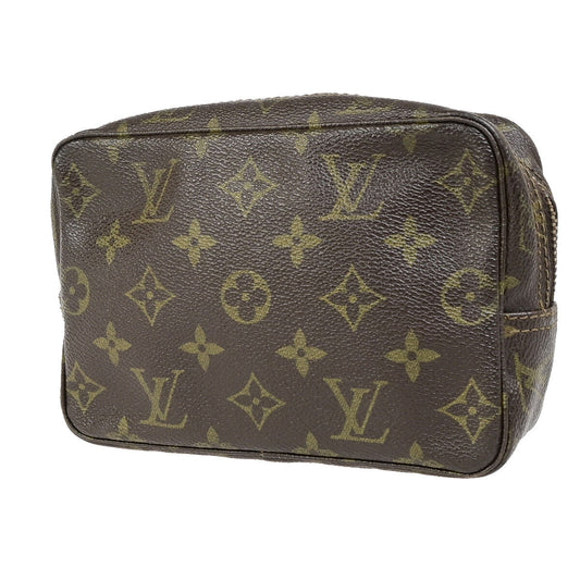 LOUIS VUITTON Trousse Toilette 18 Clutch Hand Bag Monogram Brown M47526 60SJ446