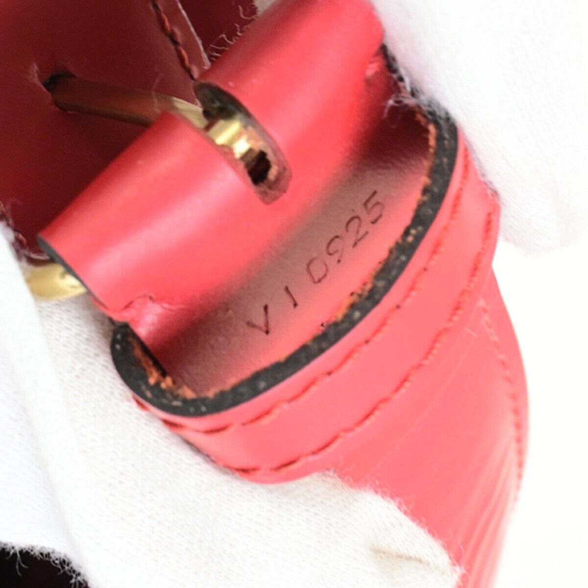 LOUIS VUITTON LV Sac De Paul PM Shoulder Bag Epi Leather Red M80197 34ED606